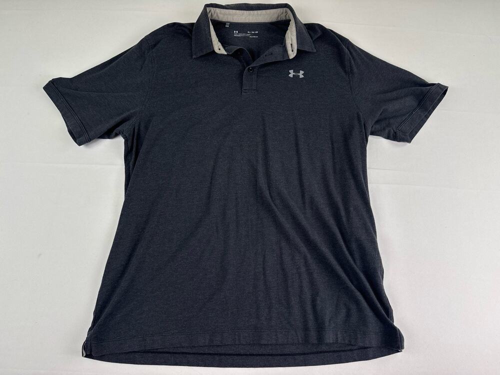 Under Armour HeatGear Loose Polo Shirt Men’s XL Black